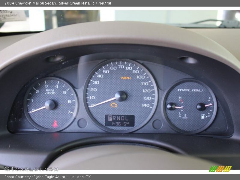 Silver Green Metallic / Neutral 2004 Chevrolet Malibu Sedan