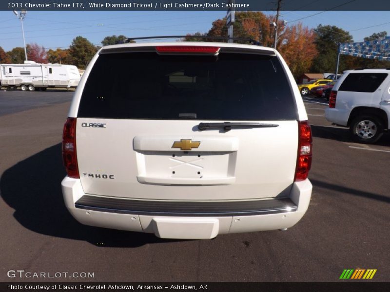 White Diamond Tricoat / Light Cashmere/Dark Cashmere 2013 Chevrolet Tahoe LTZ
