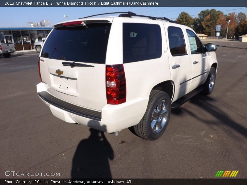 White Diamond Tricoat / Light Cashmere/Dark Cashmere 2013 Chevrolet Tahoe LTZ
