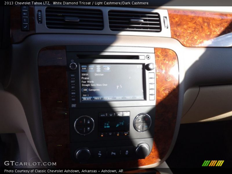 White Diamond Tricoat / Light Cashmere/Dark Cashmere 2013 Chevrolet Tahoe LTZ
