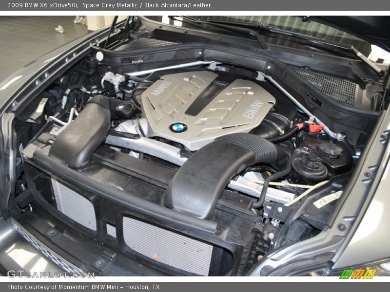  2009 X6 xDrive50i Engine - 4.4 Liter DFI Twin-Turbocharged DOHC 32-Valve VVT V8
