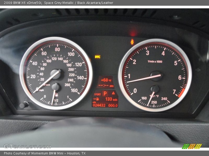  2009 X6 xDrive50i xDrive50i Gauges