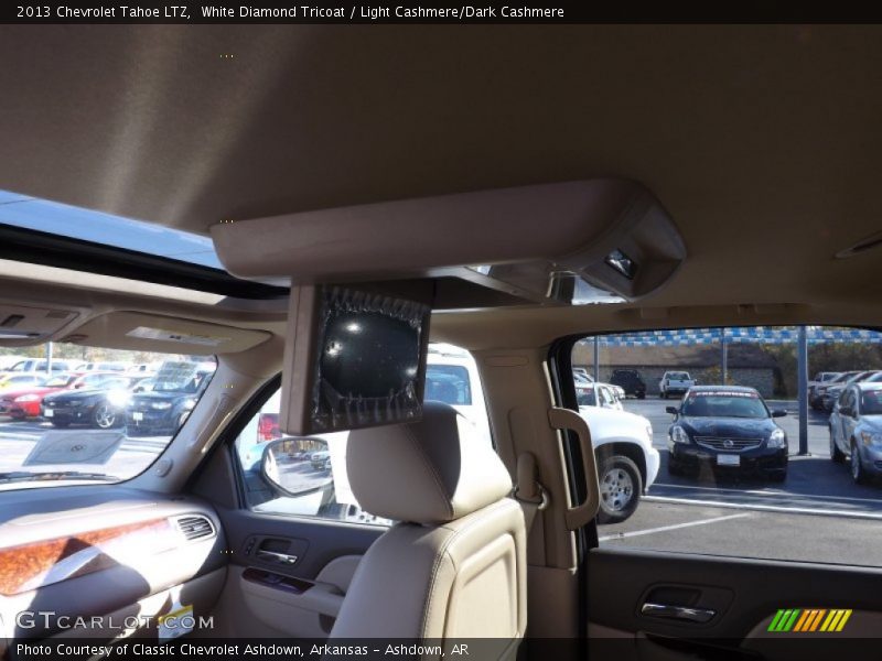 White Diamond Tricoat / Light Cashmere/Dark Cashmere 2013 Chevrolet Tahoe LTZ