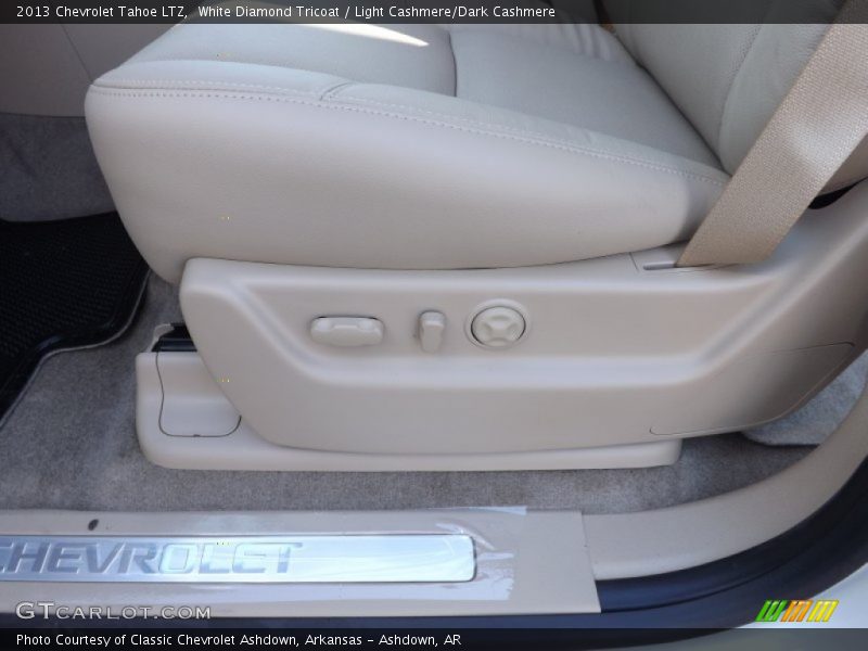 White Diamond Tricoat / Light Cashmere/Dark Cashmere 2013 Chevrolet Tahoe LTZ