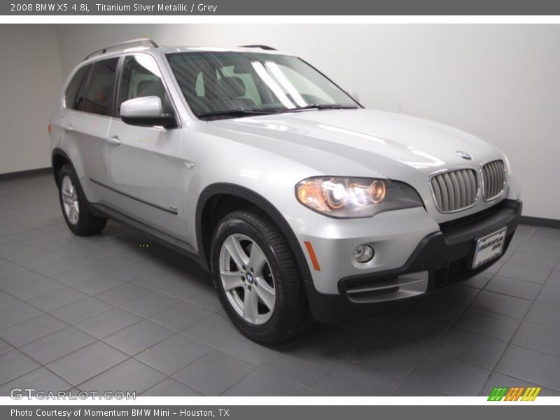 Titanium Silver Metallic / Grey 2008 BMW X5 4.8i