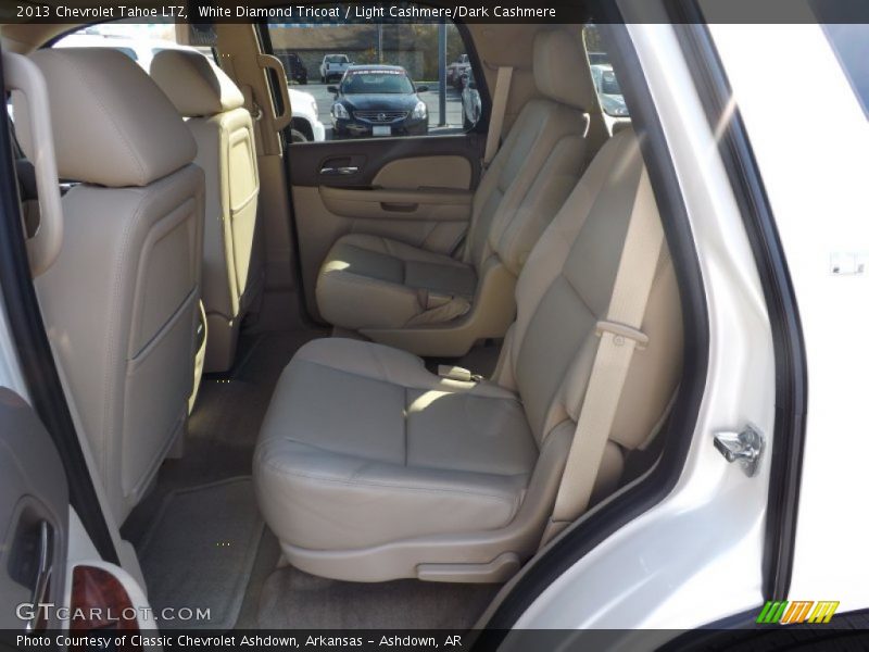 White Diamond Tricoat / Light Cashmere/Dark Cashmere 2013 Chevrolet Tahoe LTZ