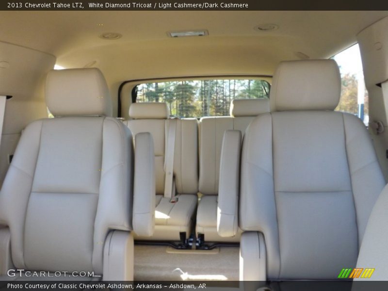 White Diamond Tricoat / Light Cashmere/Dark Cashmere 2013 Chevrolet Tahoe LTZ