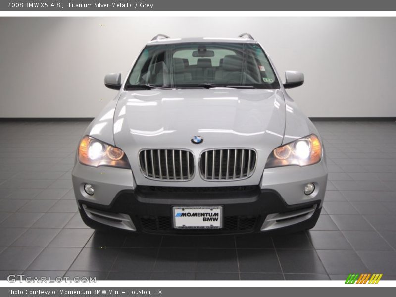 Titanium Silver Metallic / Grey 2008 BMW X5 4.8i