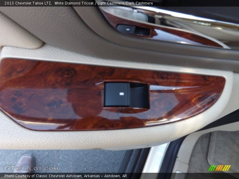 White Diamond Tricoat / Light Cashmere/Dark Cashmere 2013 Chevrolet Tahoe LTZ
