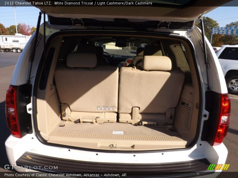 White Diamond Tricoat / Light Cashmere/Dark Cashmere 2013 Chevrolet Tahoe LTZ