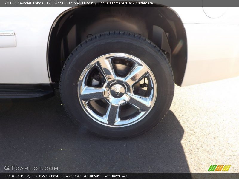 White Diamond Tricoat / Light Cashmere/Dark Cashmere 2013 Chevrolet Tahoe LTZ