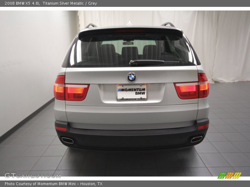 Titanium Silver Metallic / Grey 2008 BMW X5 4.8i