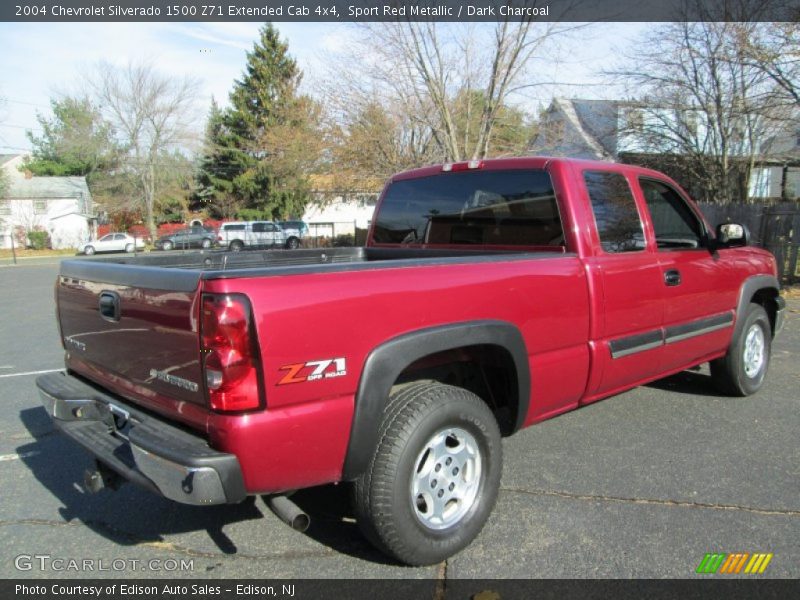 Sport Red Metallic / Dark Charcoal 2004 Chevrolet Silverado 1500 Z71 Extended Cab 4x4