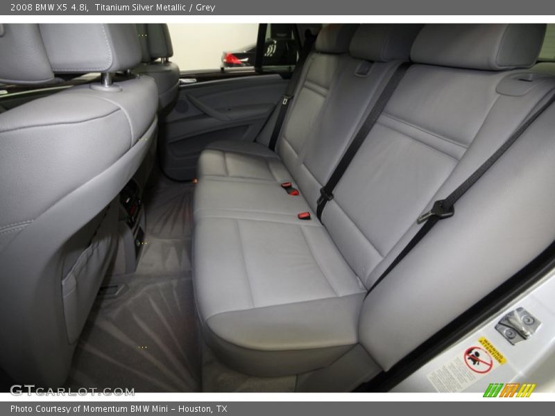 Titanium Silver Metallic / Grey 2008 BMW X5 4.8i