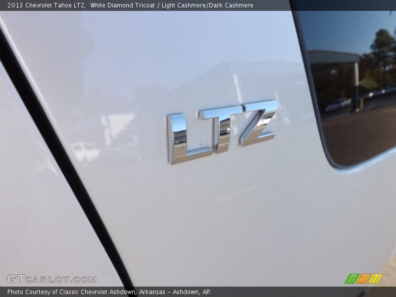White Diamond Tricoat / Light Cashmere/Dark Cashmere 2013 Chevrolet Tahoe LTZ