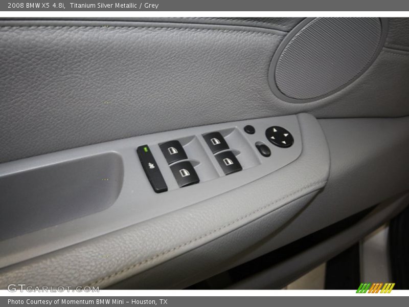 Titanium Silver Metallic / Grey 2008 BMW X5 4.8i