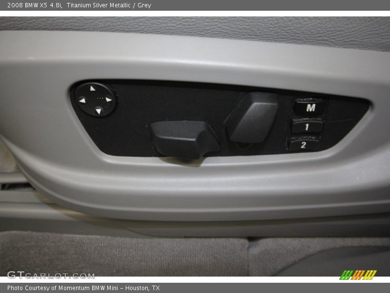 Titanium Silver Metallic / Grey 2008 BMW X5 4.8i