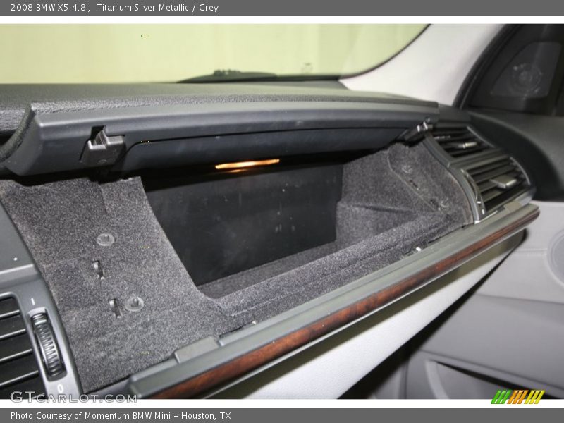 Titanium Silver Metallic / Grey 2008 BMW X5 4.8i