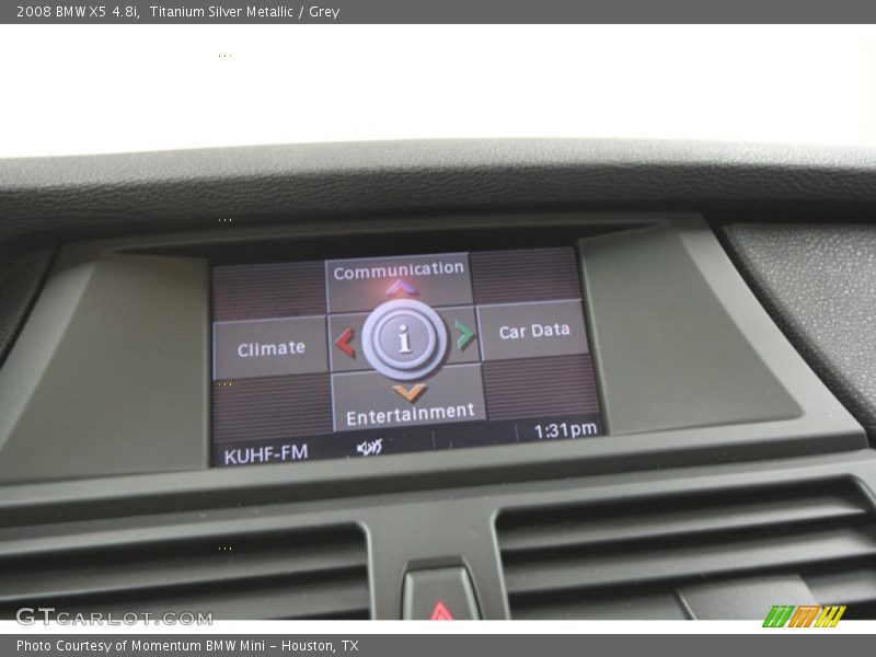 Titanium Silver Metallic / Grey 2008 BMW X5 4.8i