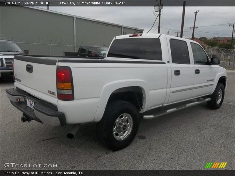 Summit White / Dark Pewter 2004 GMC Sierra 2500HD SLE Crew Cab