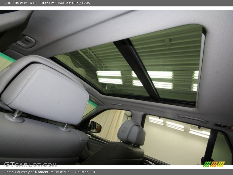 Titanium Silver Metallic / Grey 2008 BMW X5 4.8i