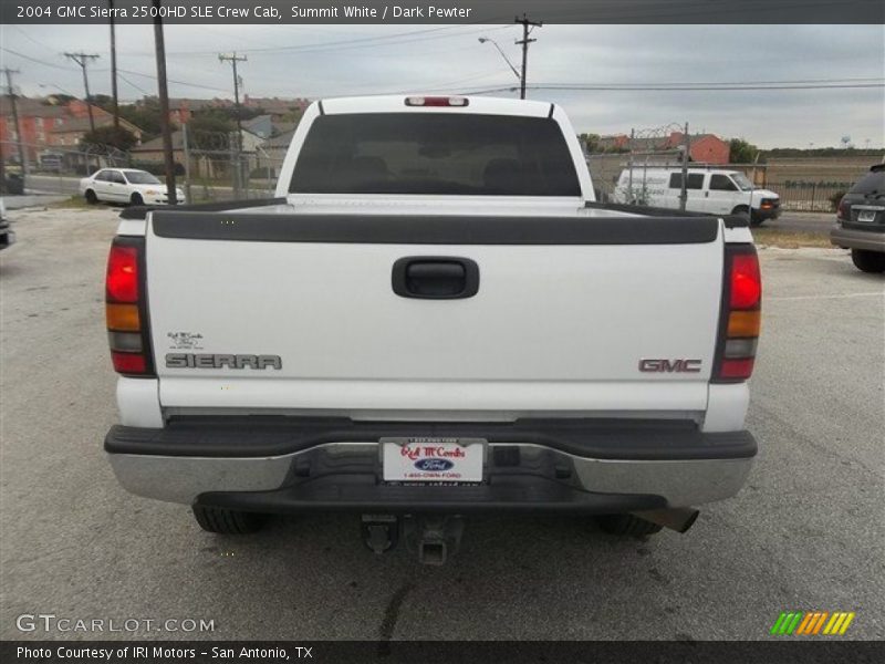 Summit White / Dark Pewter 2004 GMC Sierra 2500HD SLE Crew Cab