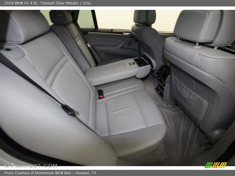 Titanium Silver Metallic / Grey 2008 BMW X5 4.8i