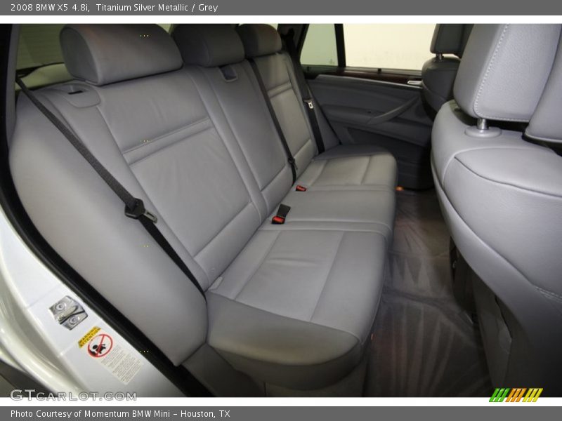 Titanium Silver Metallic / Grey 2008 BMW X5 4.8i