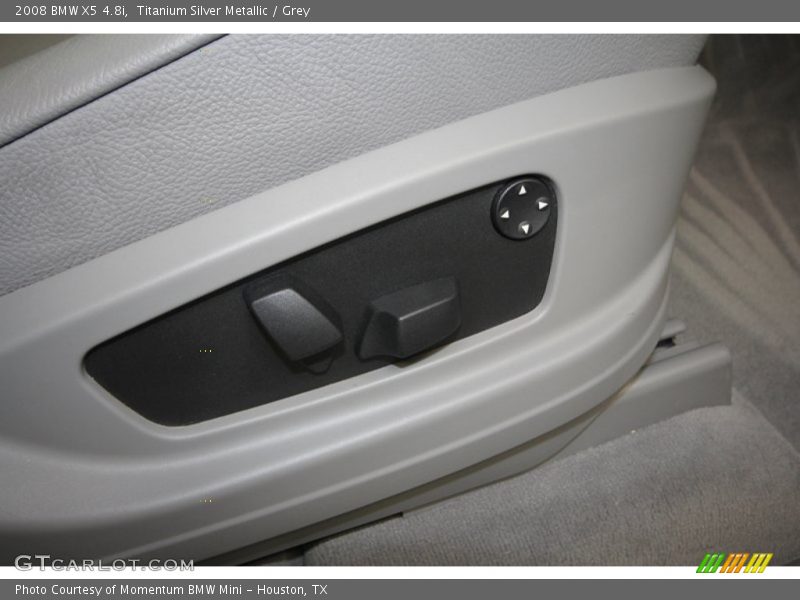 Titanium Silver Metallic / Grey 2008 BMW X5 4.8i