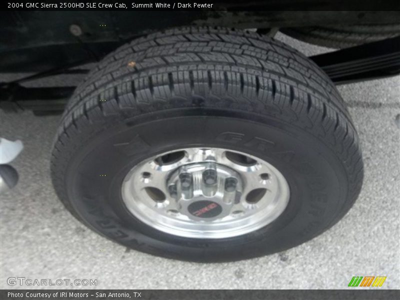 Summit White / Dark Pewter 2004 GMC Sierra 2500HD SLE Crew Cab