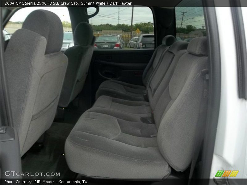 Summit White / Dark Pewter 2004 GMC Sierra 2500HD SLE Crew Cab