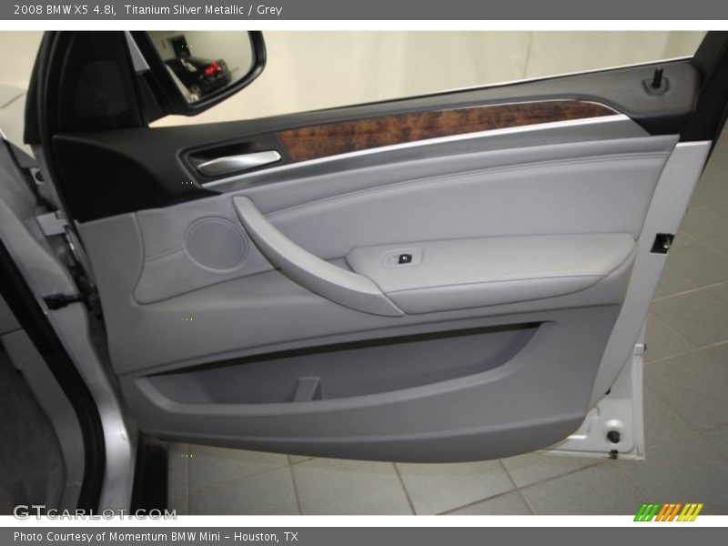 Titanium Silver Metallic / Grey 2008 BMW X5 4.8i