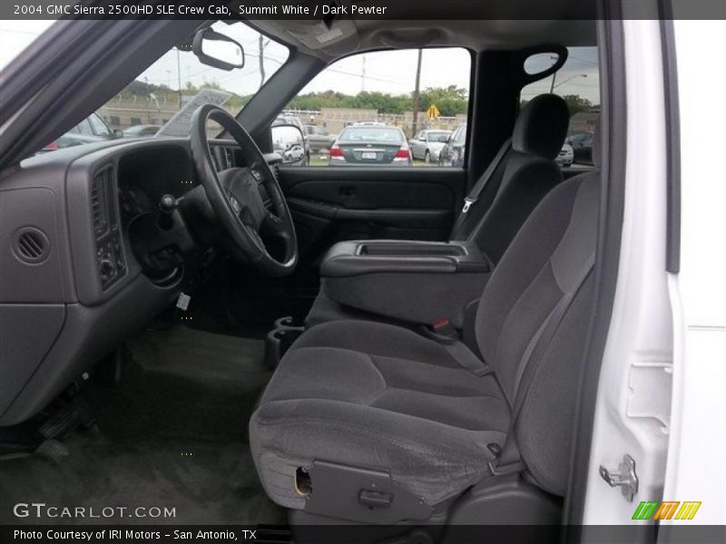 Summit White / Dark Pewter 2004 GMC Sierra 2500HD SLE Crew Cab