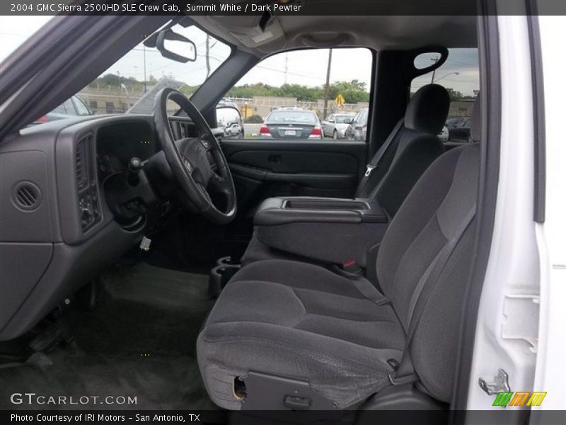 Summit White / Dark Pewter 2004 GMC Sierra 2500HD SLE Crew Cab