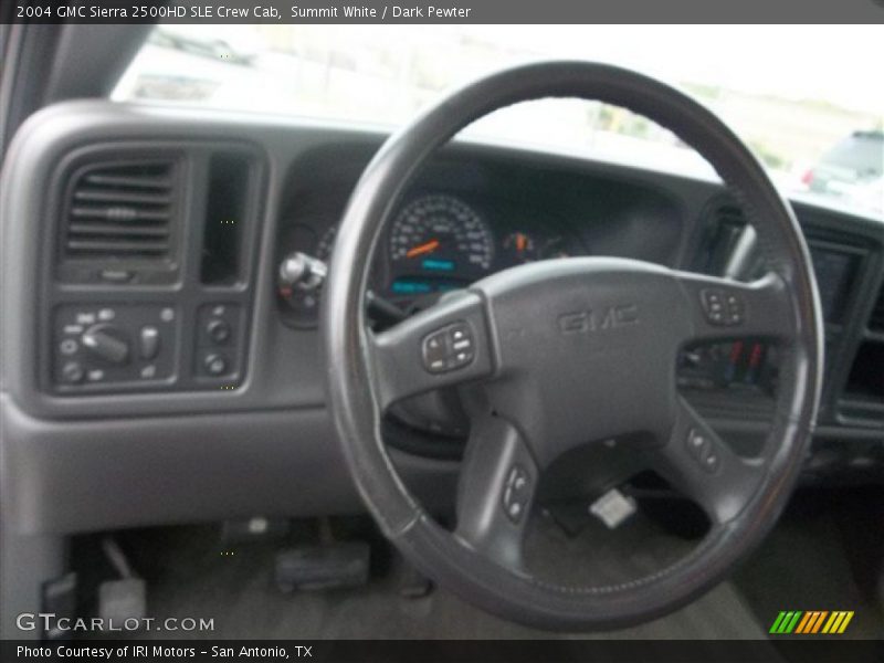 Summit White / Dark Pewter 2004 GMC Sierra 2500HD SLE Crew Cab