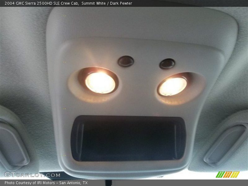 Summit White / Dark Pewter 2004 GMC Sierra 2500HD SLE Crew Cab