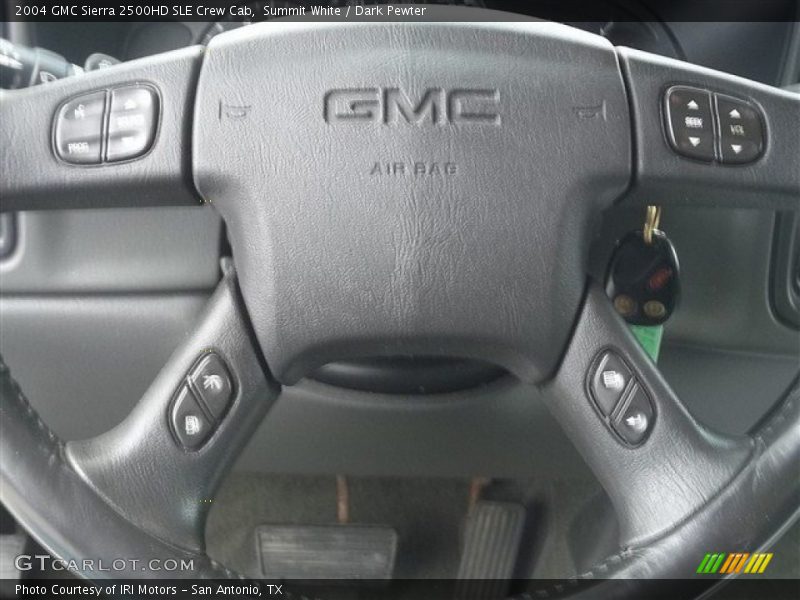 Summit White / Dark Pewter 2004 GMC Sierra 2500HD SLE Crew Cab