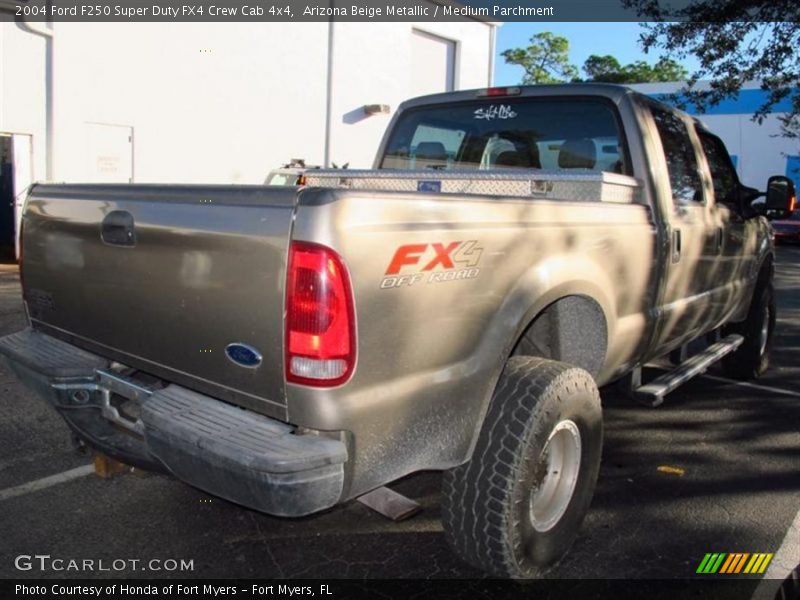 Arizona Beige Metallic / Medium Parchment 2004 Ford F250 Super Duty FX4 Crew Cab 4x4