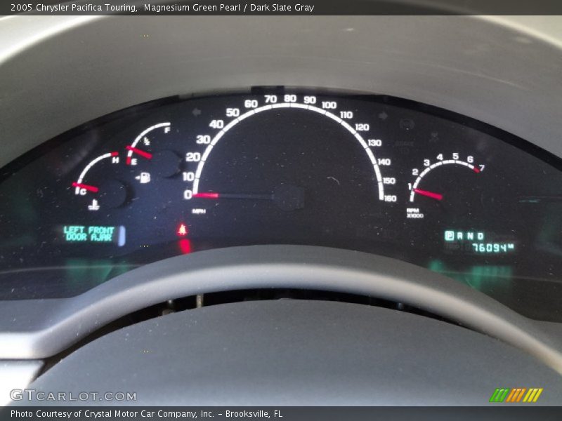 Magnesium Green Pearl / Dark Slate Gray 2005 Chrysler Pacifica Touring