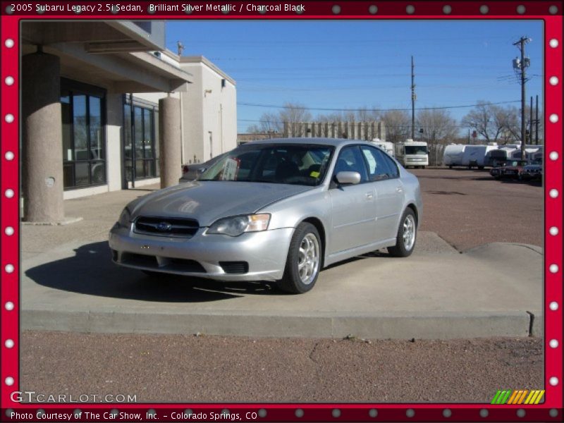 Brilliant Silver Metallic / Charcoal Black 2005 Subaru Legacy 2.5i Sedan