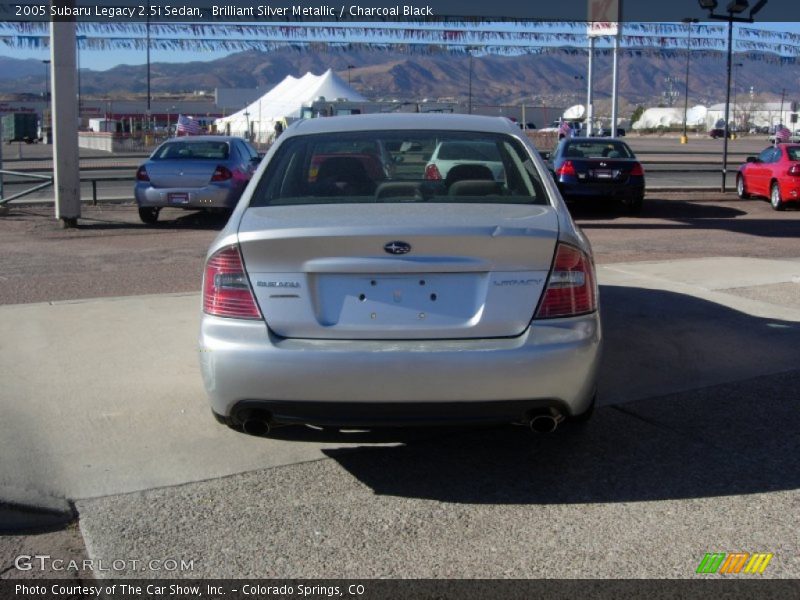 Brilliant Silver Metallic / Charcoal Black 2005 Subaru Legacy 2.5i Sedan