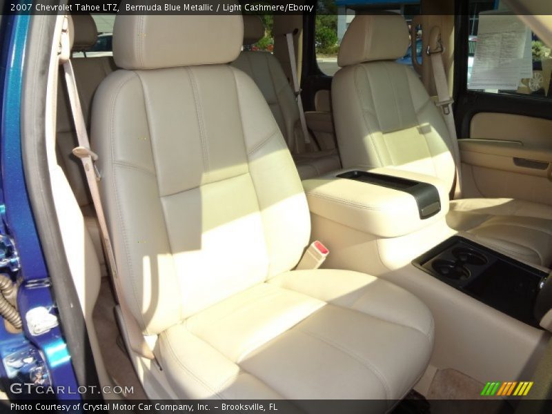 Bermuda Blue Metallic / Light Cashmere/Ebony 2007 Chevrolet Tahoe LTZ