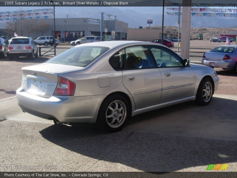 Brilliant Silver Metallic / Charcoal Black 2005 Subaru Legacy 2.5i Sedan