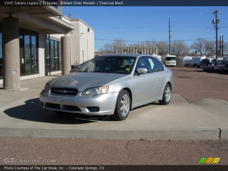 Brilliant Silver Metallic / Charcoal Black 2005 Subaru Legacy 2.5i Sedan