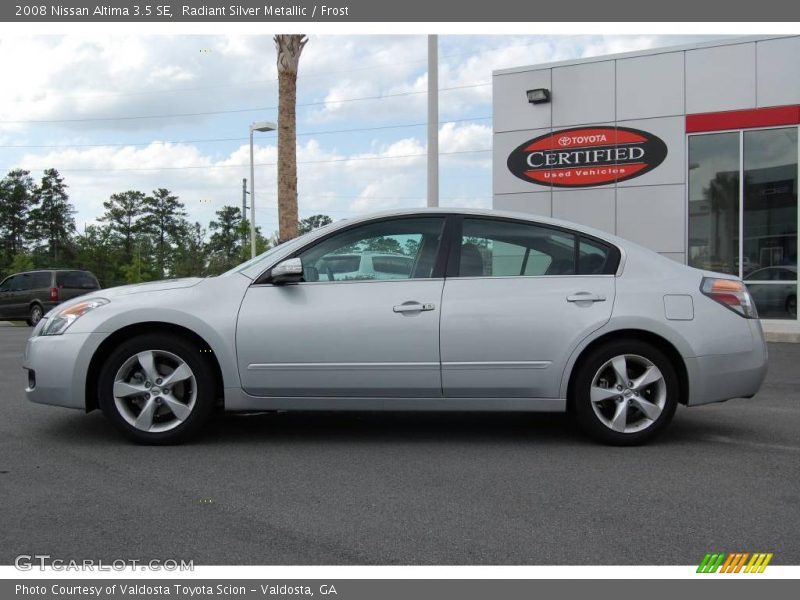Radiant Silver Metallic / Frost 2008 Nissan Altima 3.5 SE