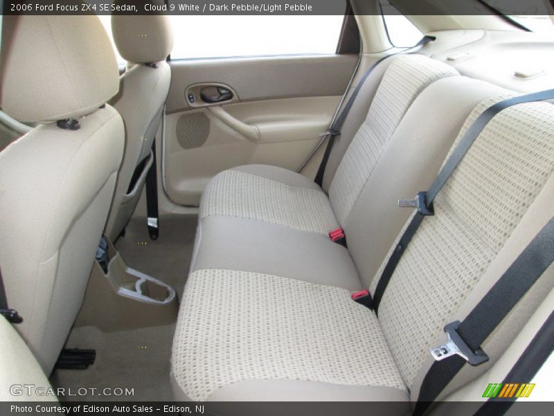 Rear Seat of 2006 Focus ZX4 SE Sedan