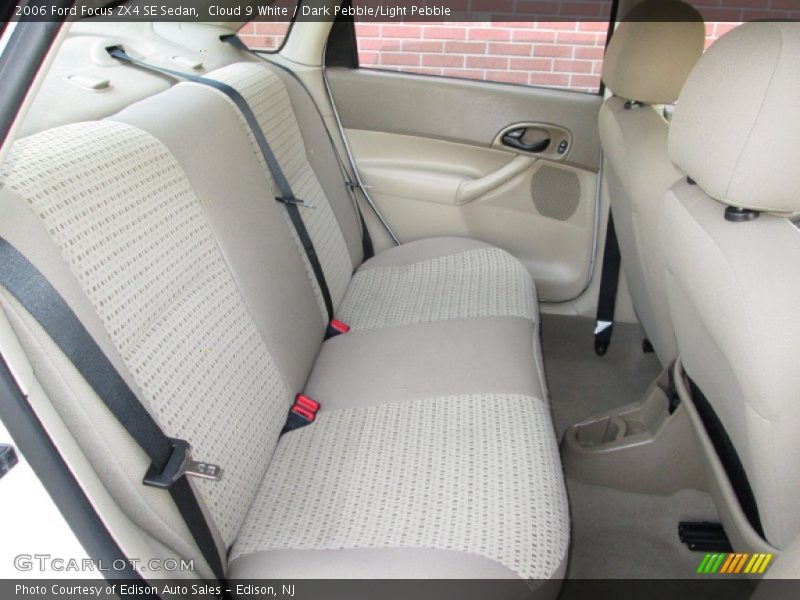 Rear Seat of 2006 Focus ZX4 SE Sedan