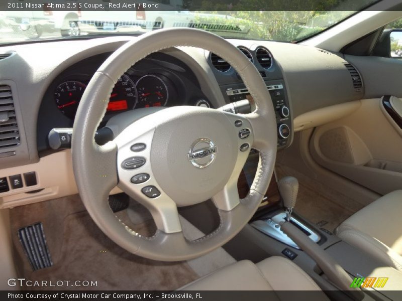 Red Alert / Blond 2011 Nissan Altima 2.5 S Coupe