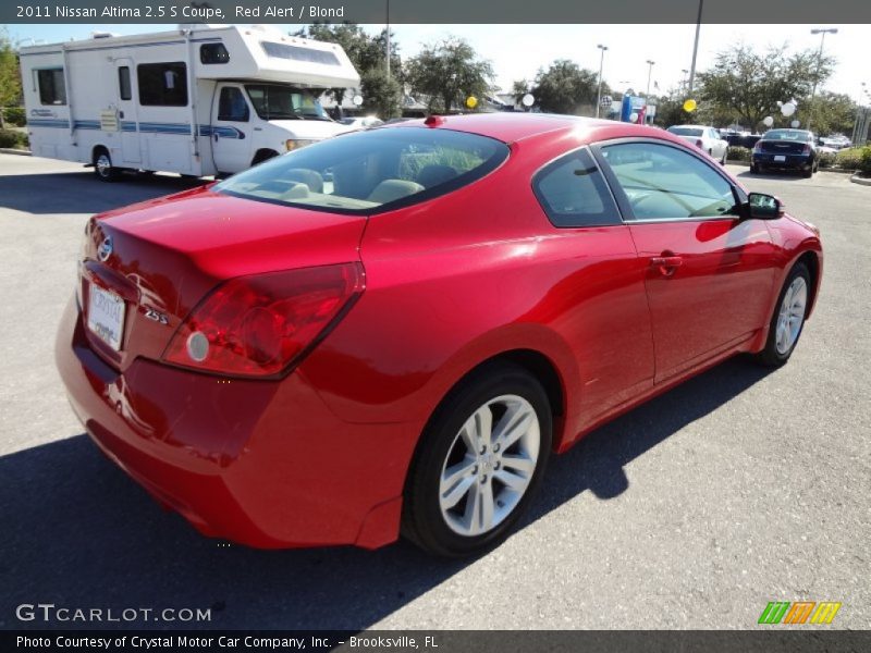 Red Alert / Blond 2011 Nissan Altima 2.5 S Coupe