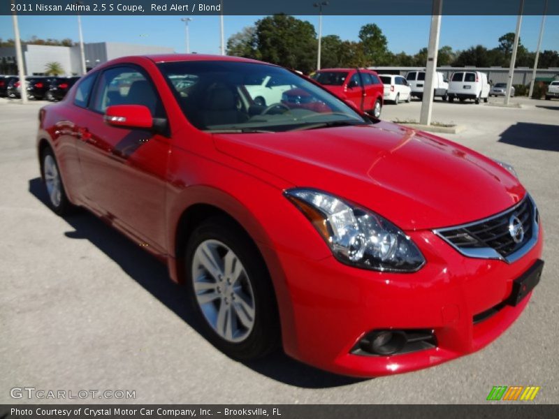Red Alert / Blond 2011 Nissan Altima 2.5 S Coupe